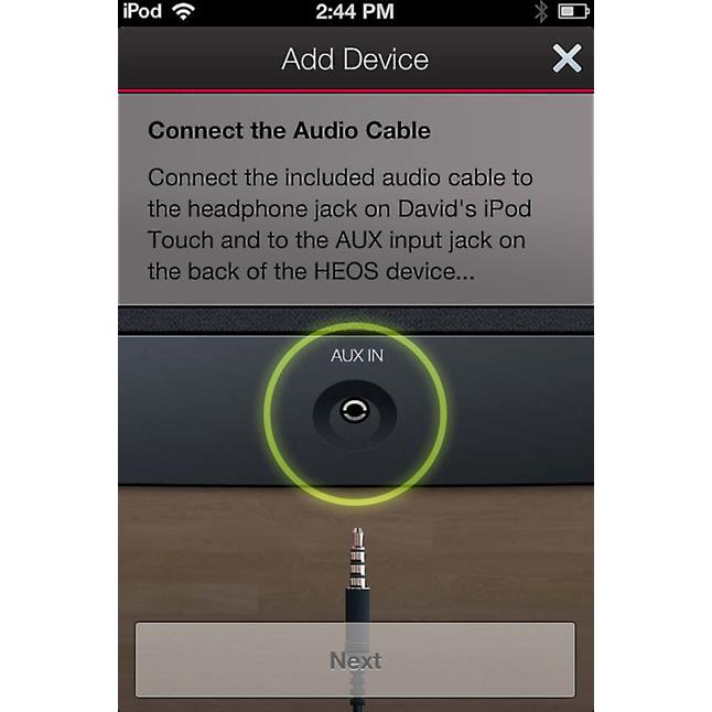 Denon HEOS setup with the free app