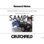 Crutchfield Vehicle-specific Instructions Instructions for 2002 GMC Sonoma