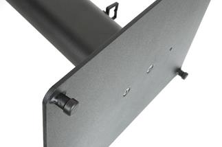 Definitive Technology speaker stands with rubber feet