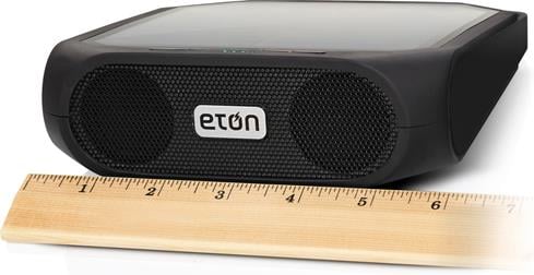Eton Rugged Rukus solar-powered bluetooth portable powered speaker