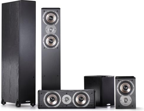 The Polk Audio 5.1-channel speaker system