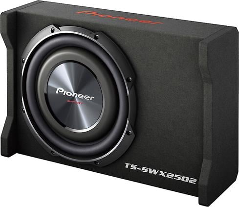 Preloaded compact subwoofer box