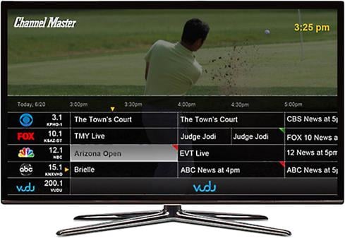 Channel Master DVR+ program guide
