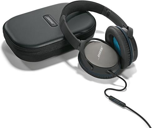 Bose QuietComfort 25 headphones wtih included accessories