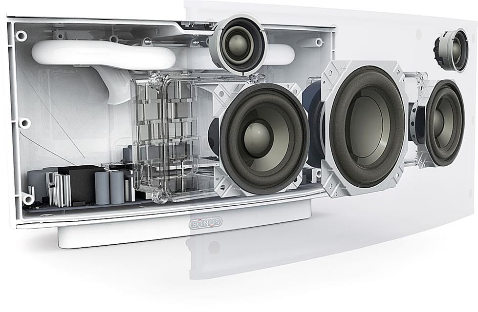 Sonos Play:5 wireless speaker system (exploded view)