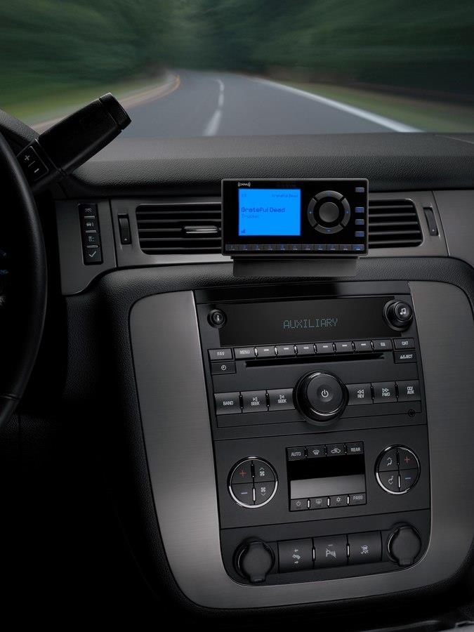 Dock and play satellite radio