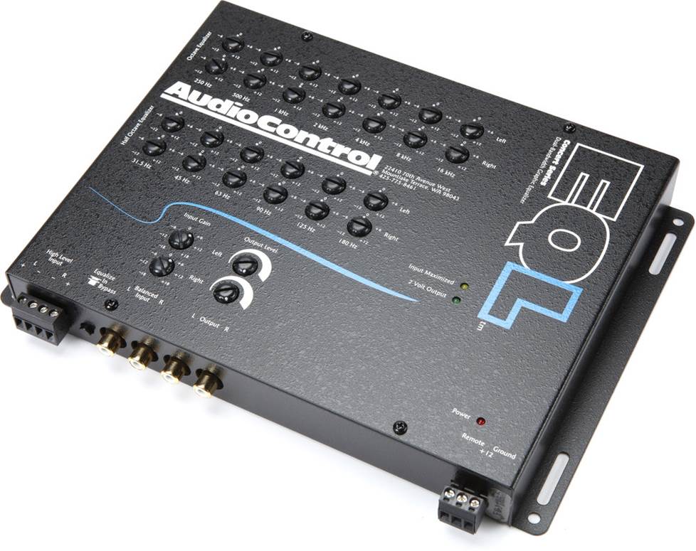 AudioControl's EQL trunk-mount 2-channel equalizer