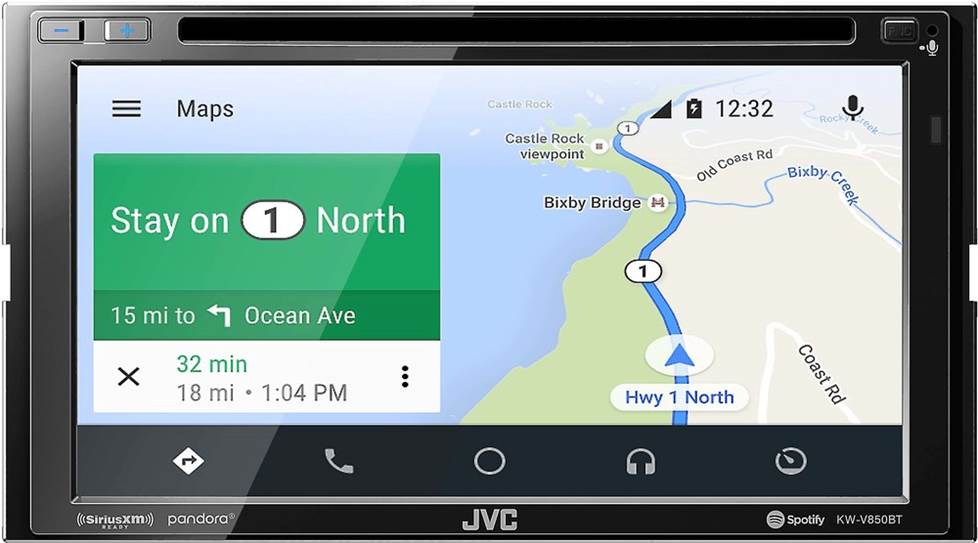 JVC KW-V850BT DVD receiver with Android Auto
