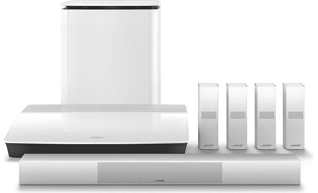 Bose® Lifestyle® 650 home theater system The best Bose® home theater system features omnidirectional OmniJewel® speakers for 360-degree sound