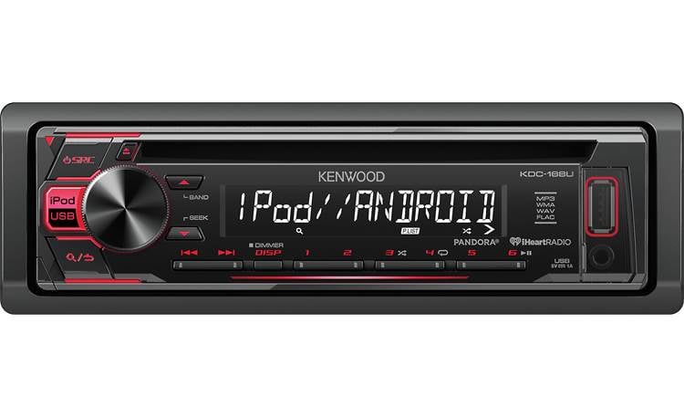 Kenwood KDC-168U This budget-friendly receiver includes a USB port to work with your iPhone, Android, and flash drives