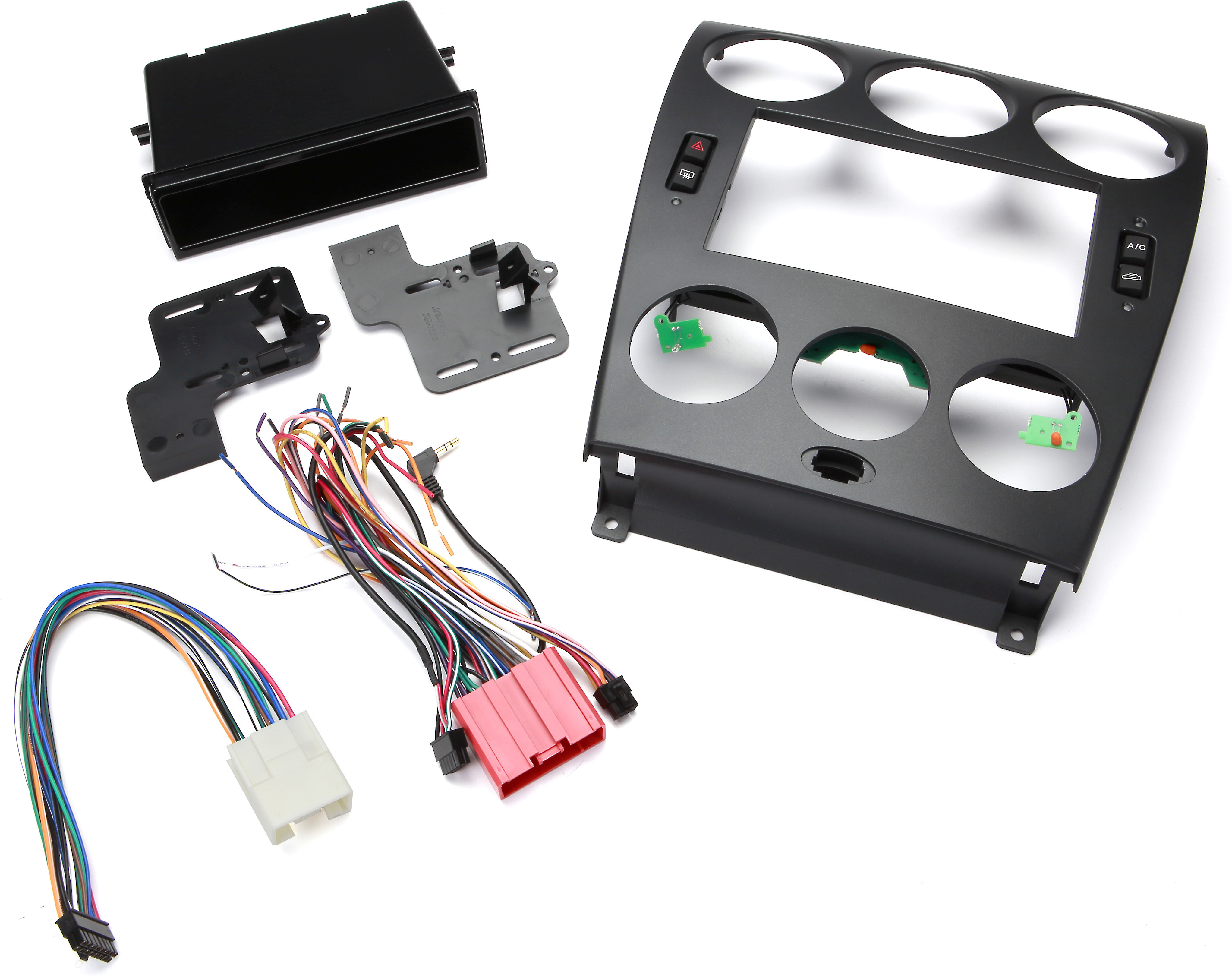 B Single Double Din Radio Install Dash Kit For Mazda Car