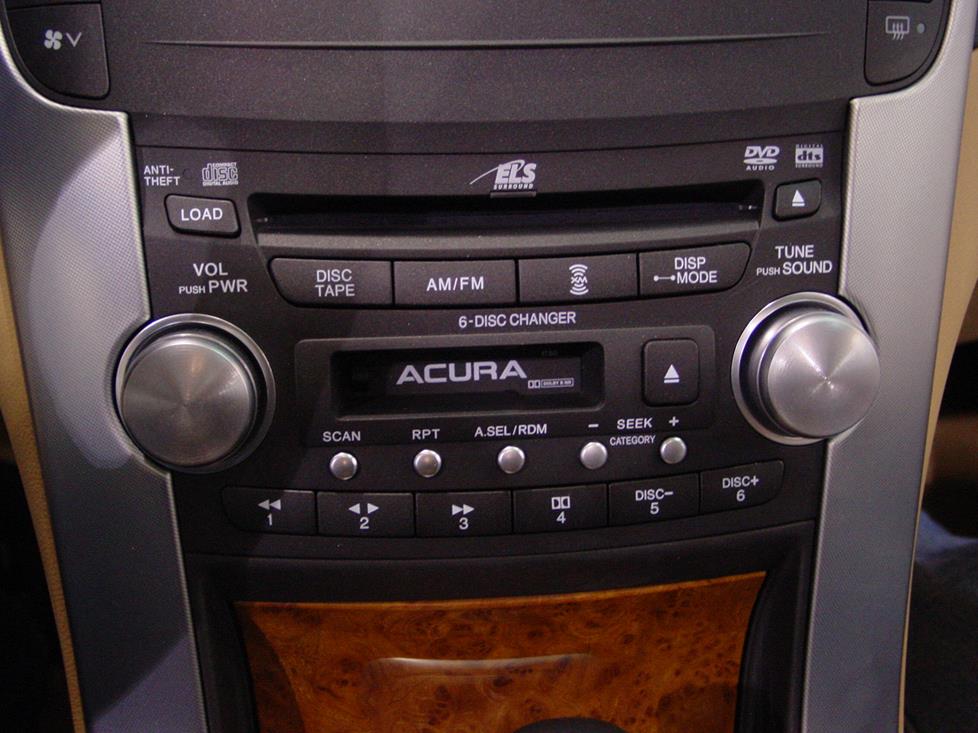 Acura TL factory radio