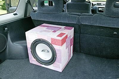 Decoupage subwoofer box