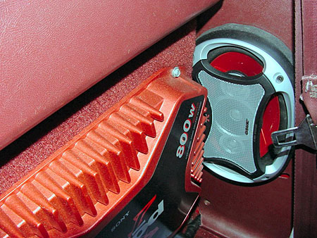 Custom 6x9 speaker installation