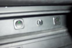 Custom in-dash light switches and bass knob