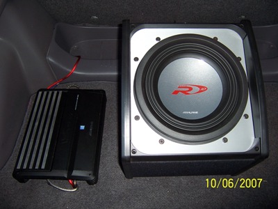 Close up of Subwoofer