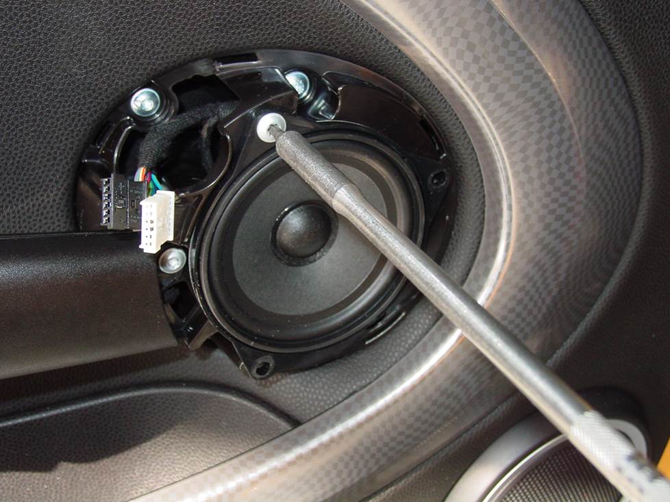 mini clubman door speakers