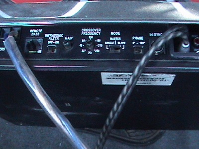 settings for the amp