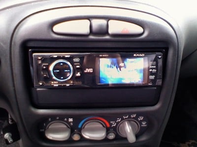 This is my head unit I put in. I wanted someting that looked nice and played DVD's and was compatible with my 80GB iPod while still being affordable. This did the trick. It looks good and sounds great!