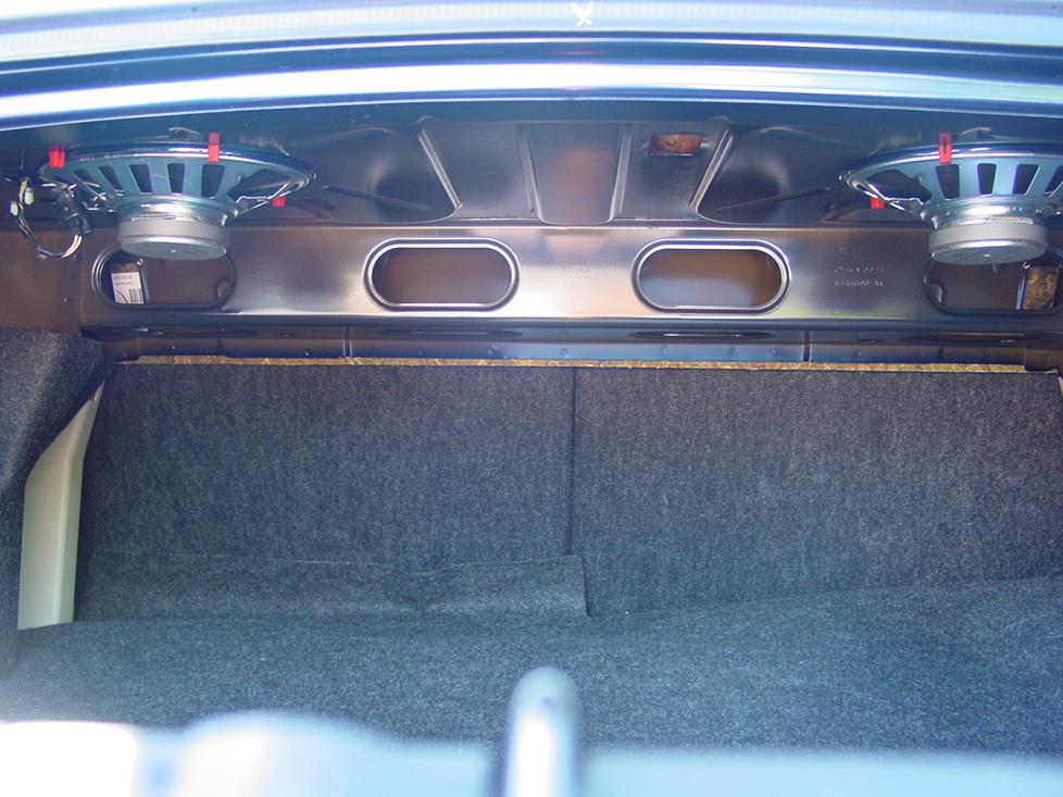 Ford Mustang rear speakers
