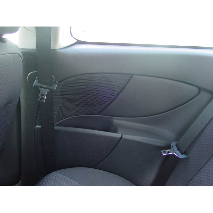 2006 Ford Focus ZX3 Rear side panel speaker location