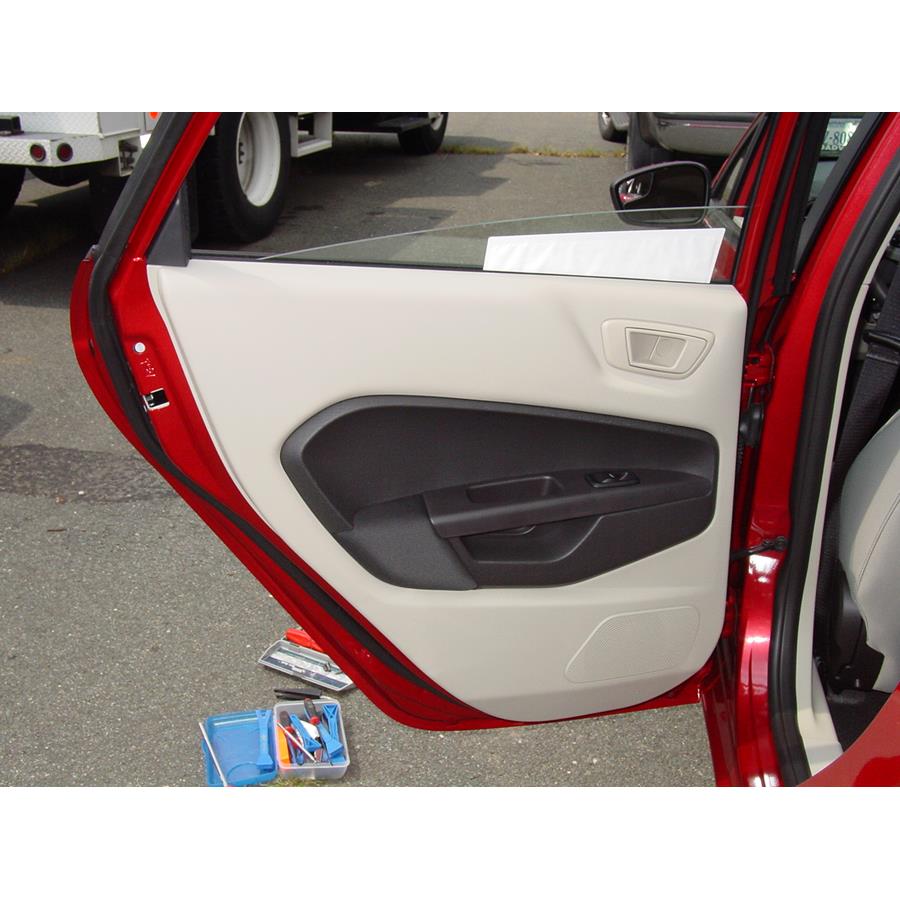 2013 Ford Fiesta Rear door speaker location