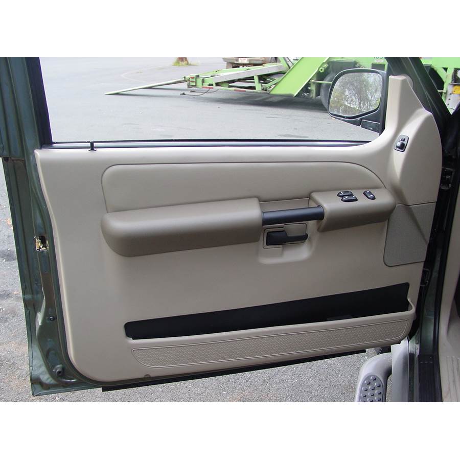 2002 Ford Explorer Sport Front door speaker location