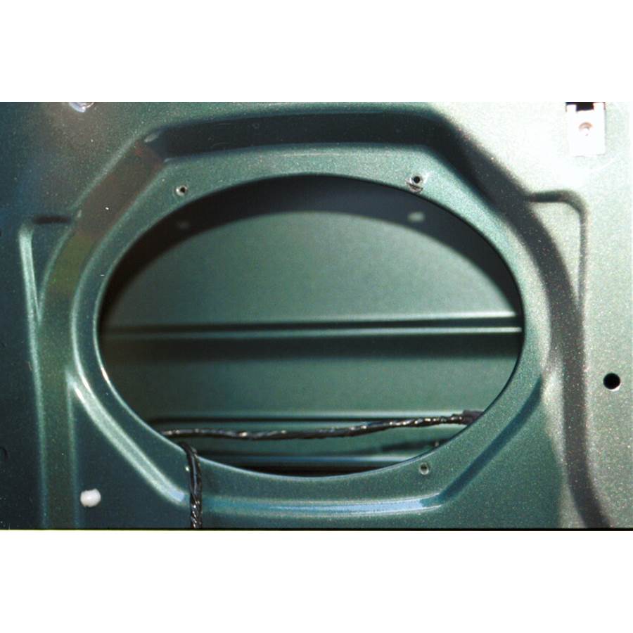 1997 Ford Econoline Rear door speaker removed