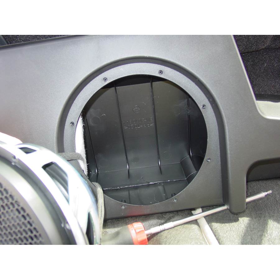 2015 Ford F-450 Factory subwoofer removed