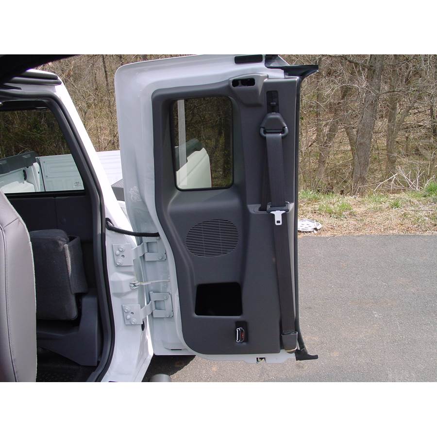 2010 Ford Ranger Rear door speaker location