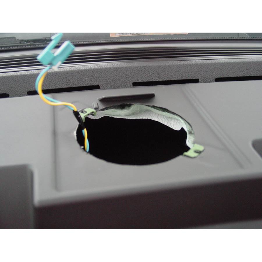 2010 Chevrolet Traverse Center dash speaker removed