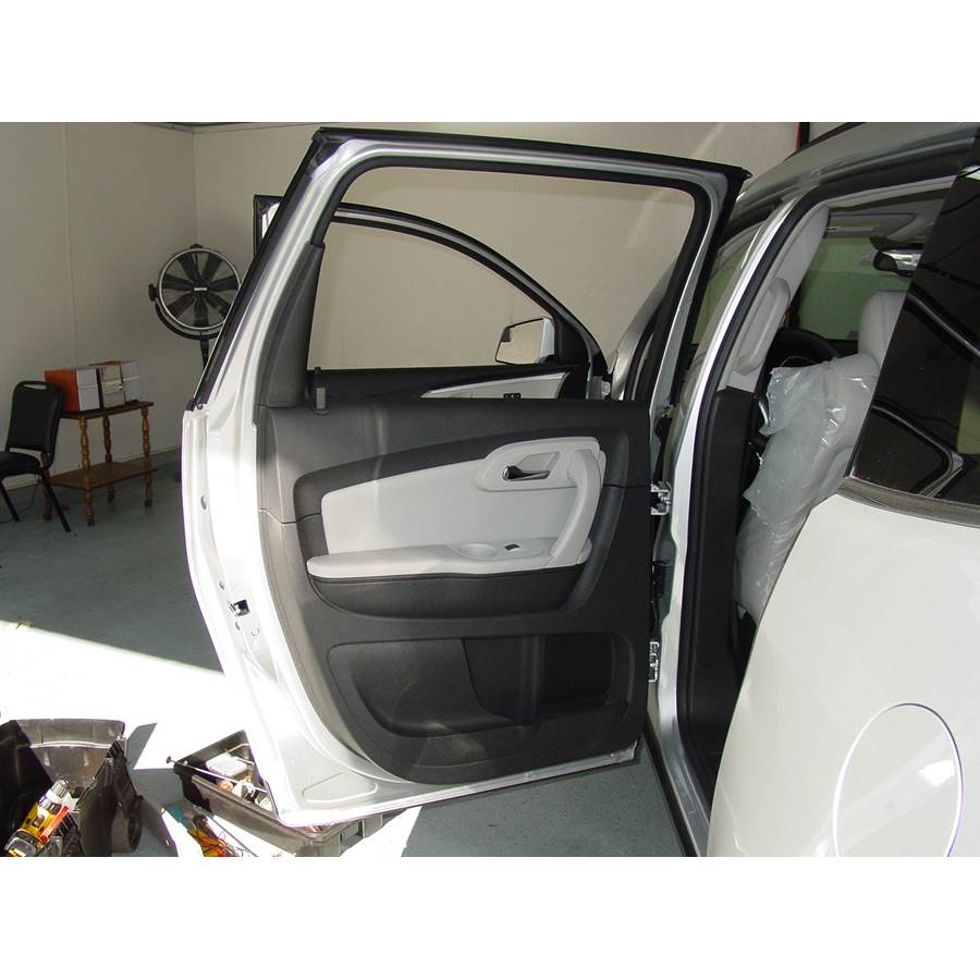 2010 Chevrolet Traverse Rear door speaker location