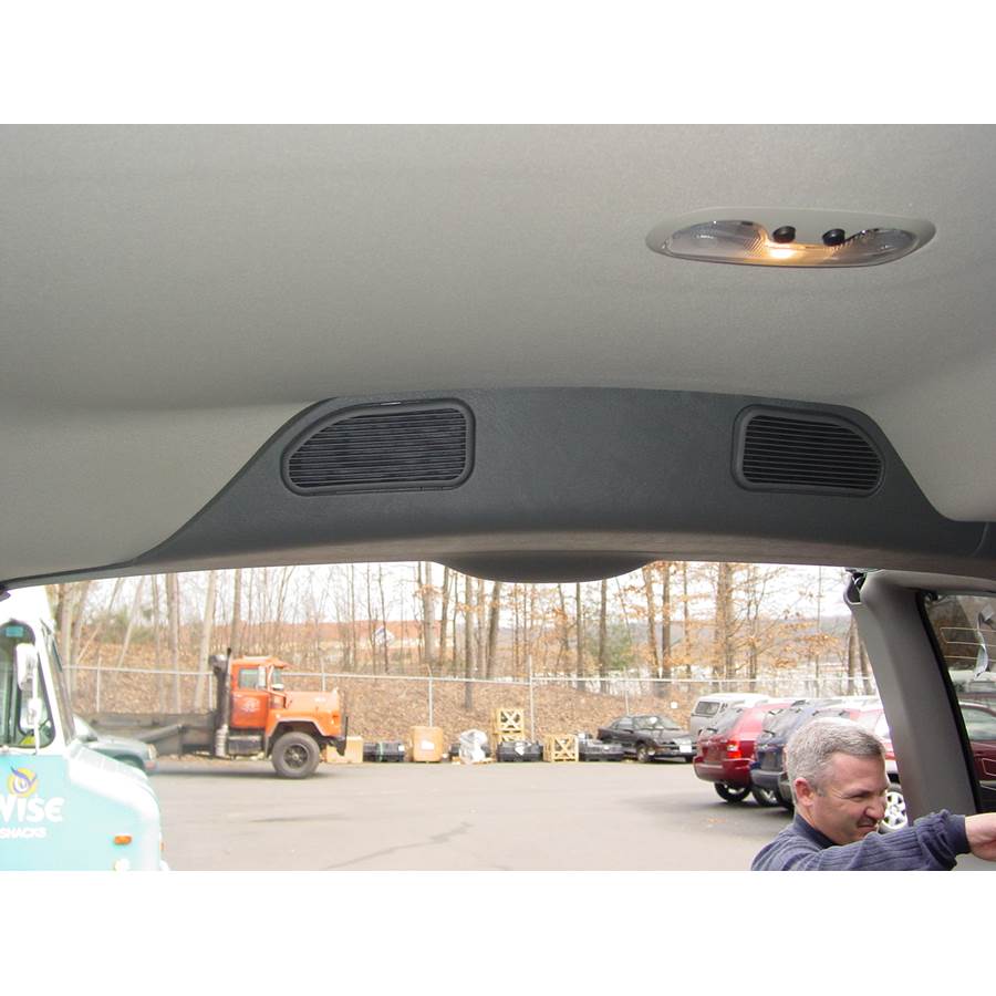 2011 Chevrolet Express Rear roof speaker location