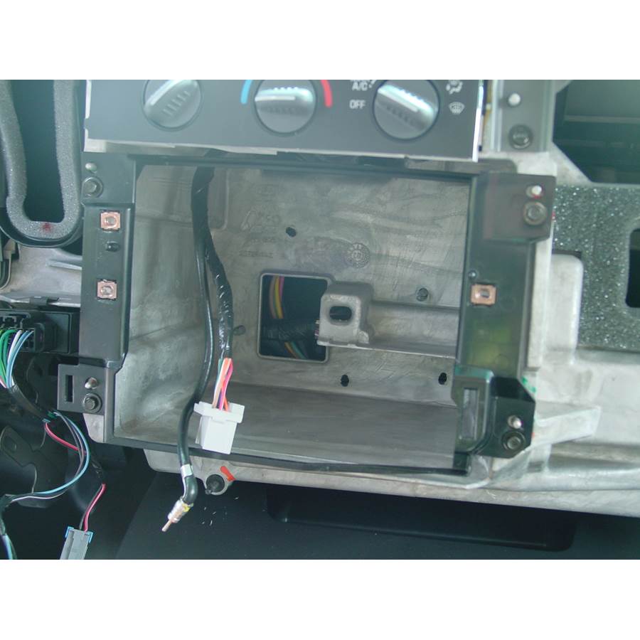 2003 Chevrolet Express Factory radio removed