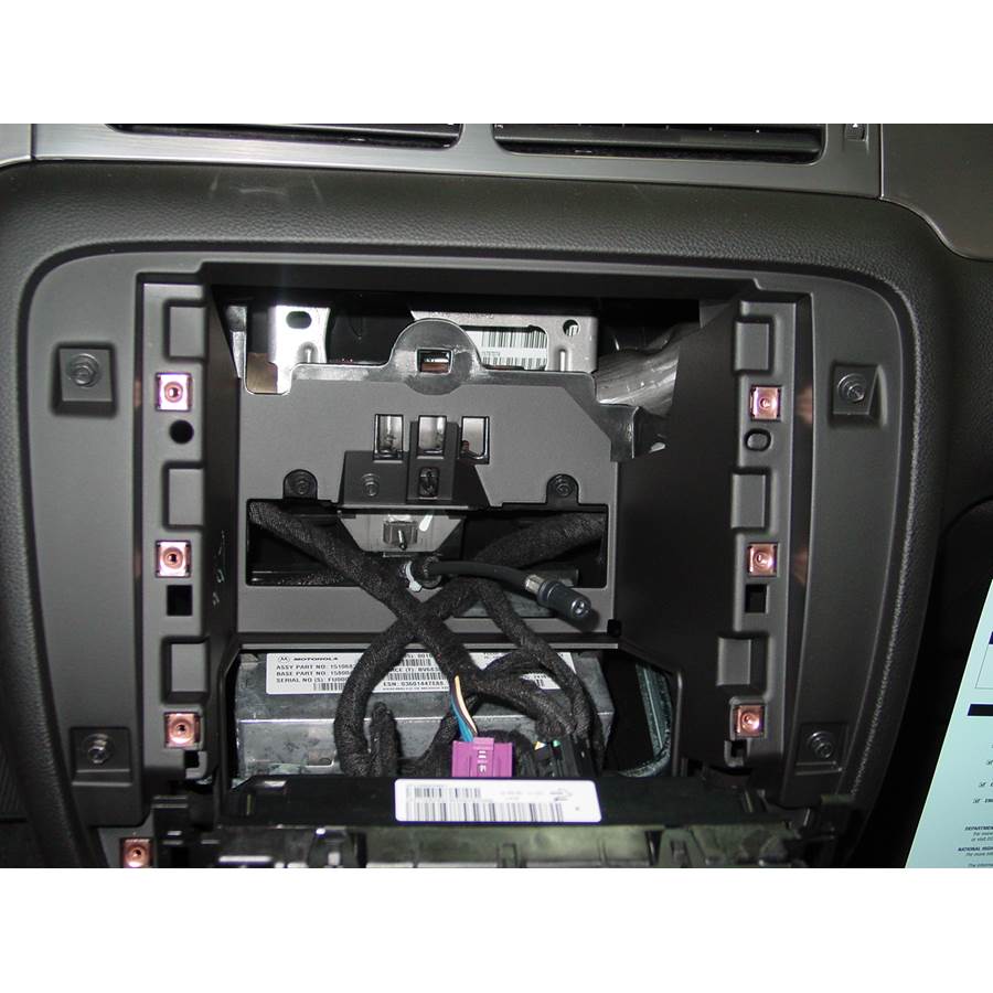 2009 Chevrolet Silverado 2500/3500 Factory radio removed