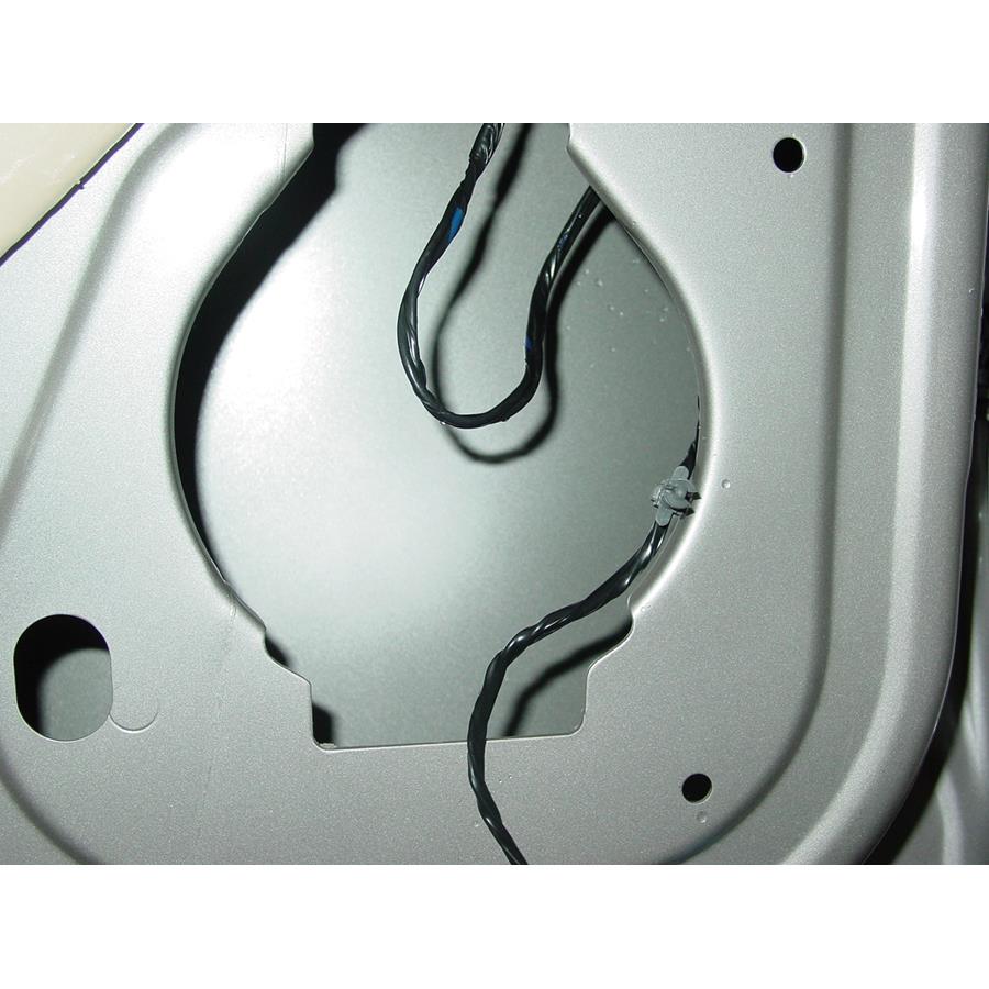 2013 GMC Sierra Denali Rear door speaker removed
