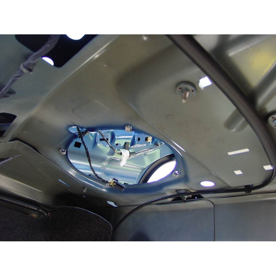 2010 Chevrolet Cobalt Rear deck speaker removed