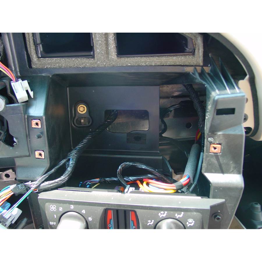 2000 Chevrolet Monte Carlo Factory radio removed