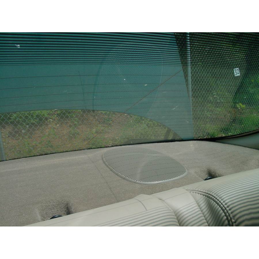 2000 Chevrolet Monte Carlo Rear deck speaker location
