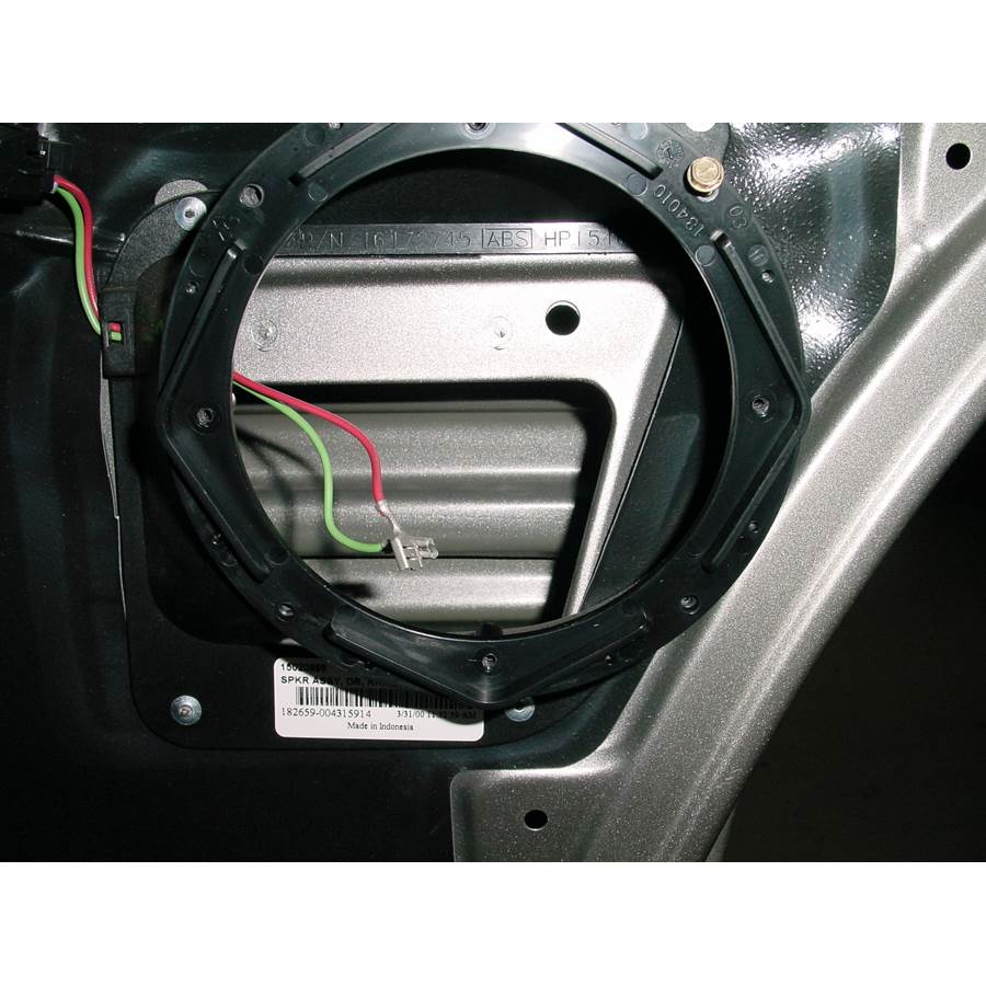 2001 GMC Jimmy Rear door speaker removed