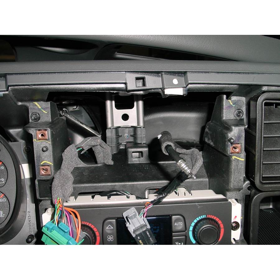 2003 Chevrolet Silverado 2500/3500 Factory radio removed