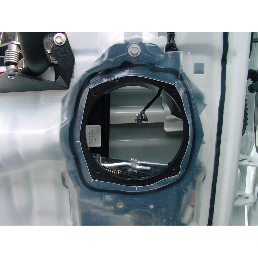 2003 GMC Sierra 2500/3500 Rear door speaker removed