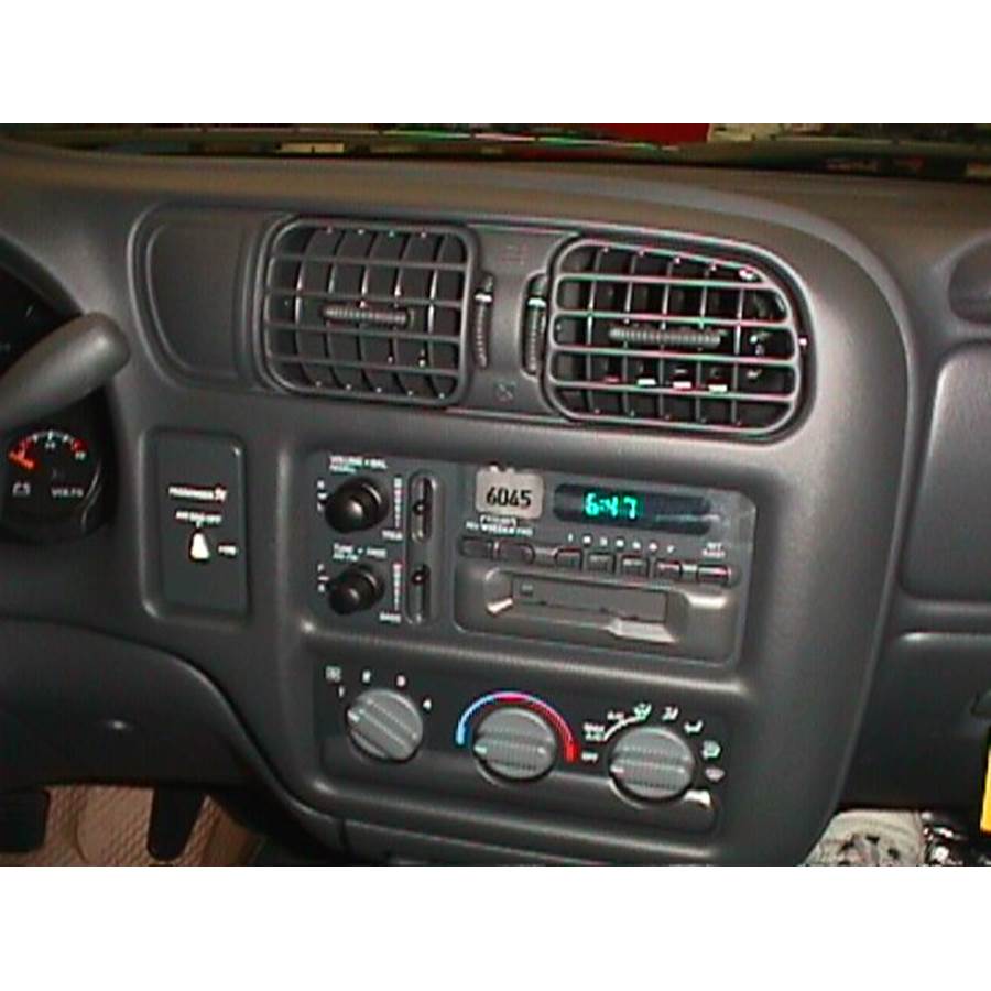 2001 Chevrolet S10 Other factory radio option