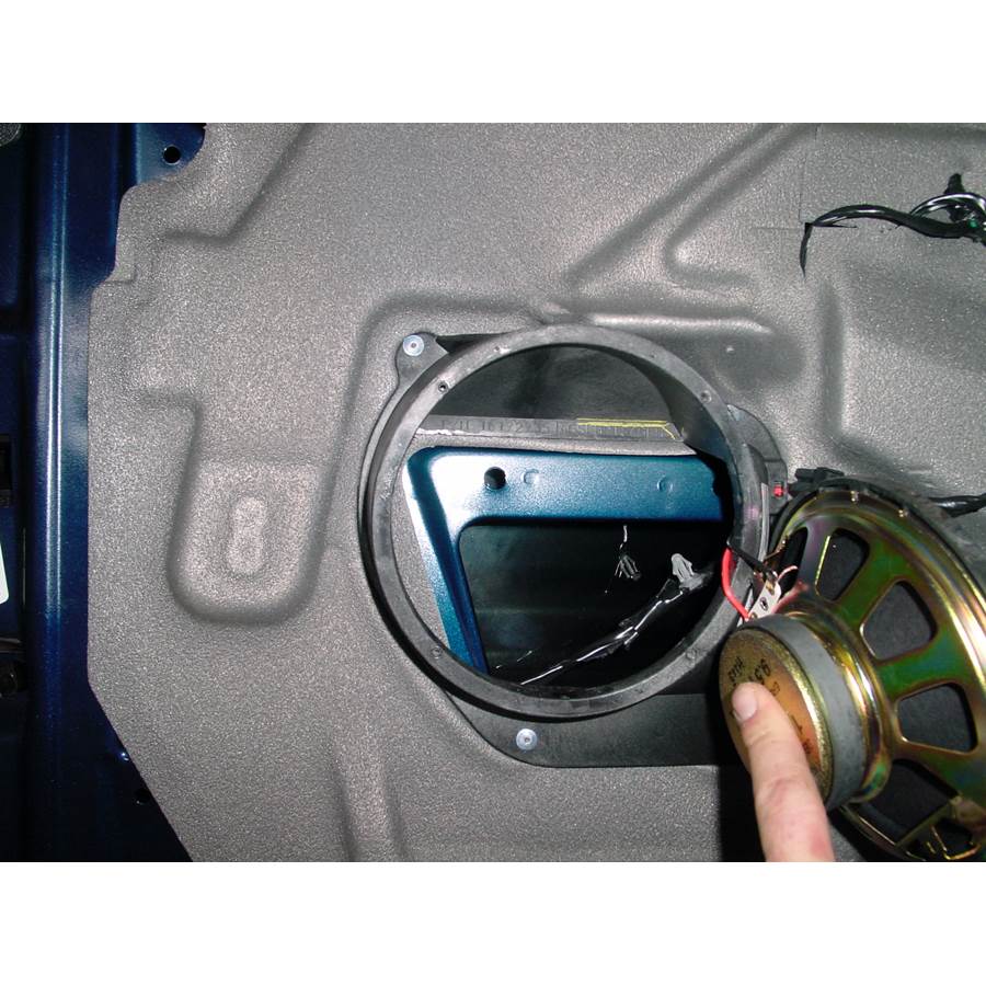2001 Chevrolet S10 Rear door speaker removed