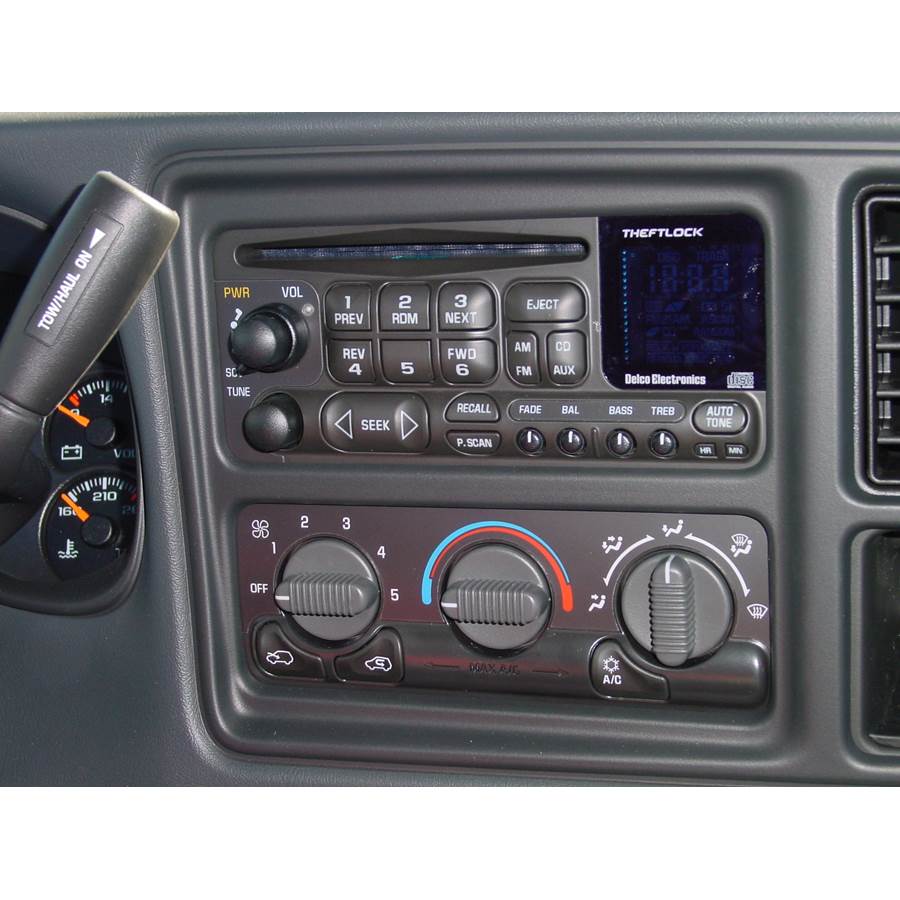 2001 Chevrolet Silverado 2500/3500 Other factory radio option