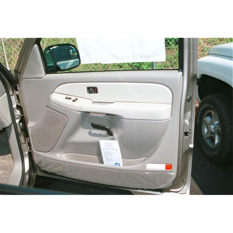2000 GMC Yukon XL Front door speaker location