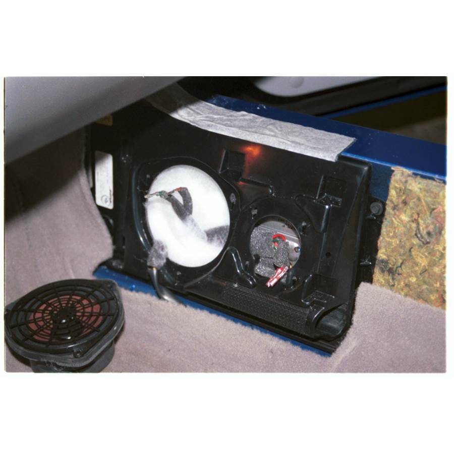 1994 Chevrolet Corvette Kick panel speaker removed