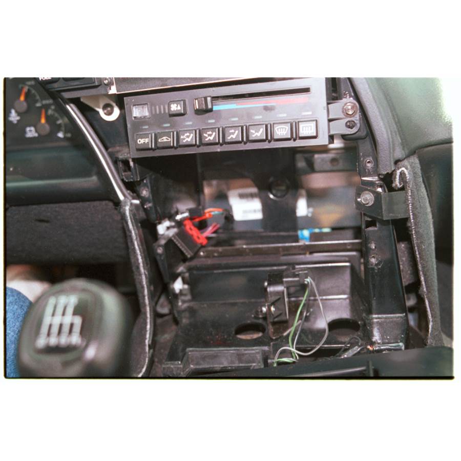 1994 Chevrolet Corvette Factory radio removed