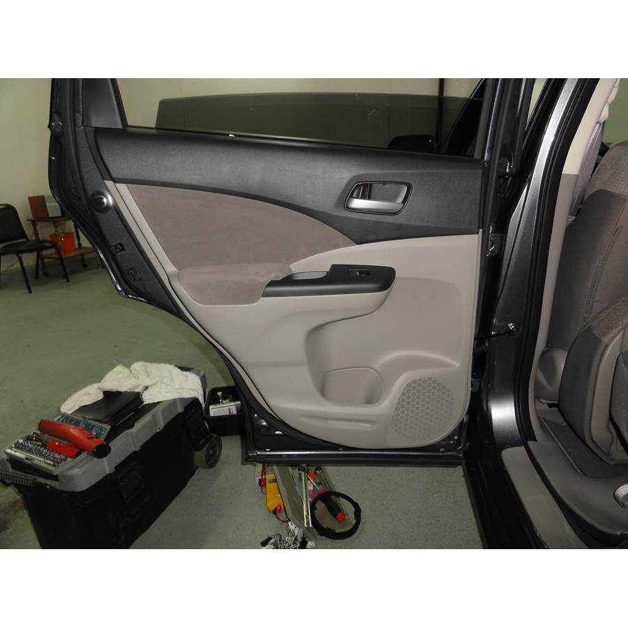 2012 Honda CRV Rear door speaker location