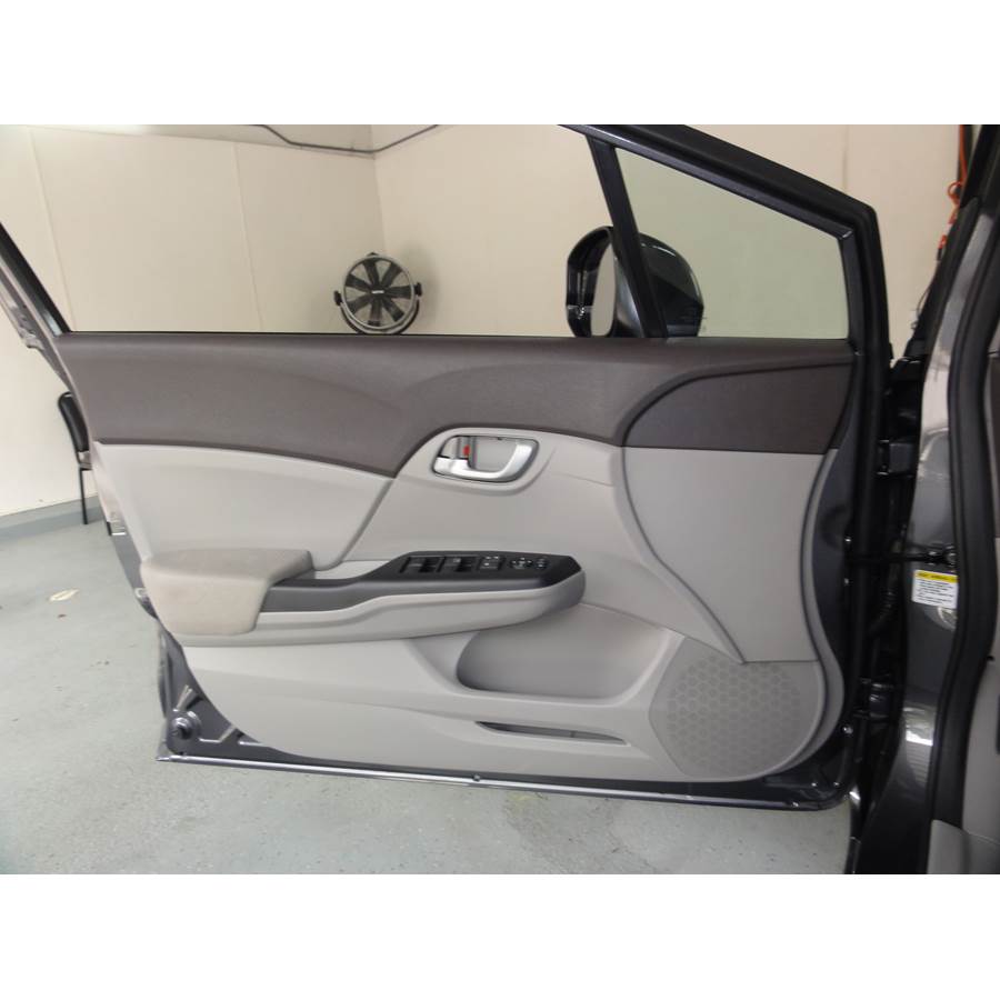 2013 Honda Civic Hybrid Front door speaker location